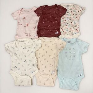 Gerber Assorted Floral and Pastel Bodysuit Set